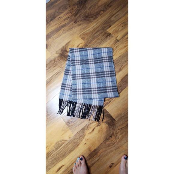 Enya Monticello Cashmere blend Scarf gray brown - Picture 3 of 5